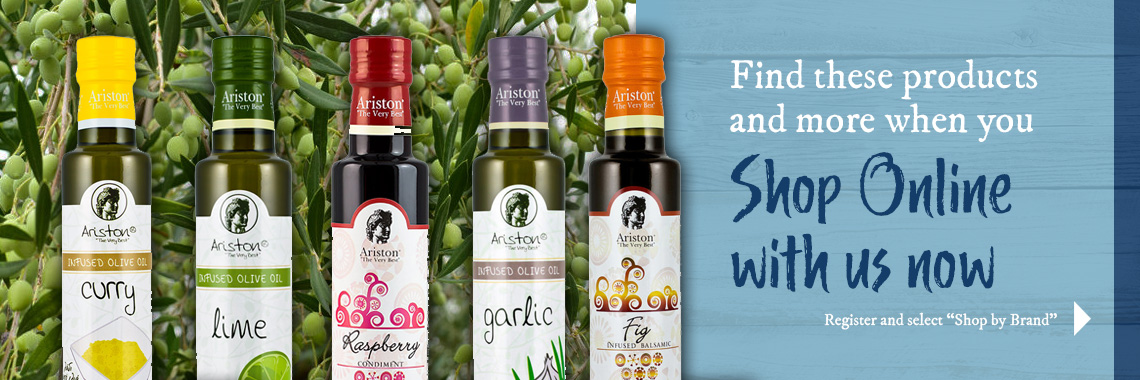 olive oil, vinegar, and more through KG Sales Group